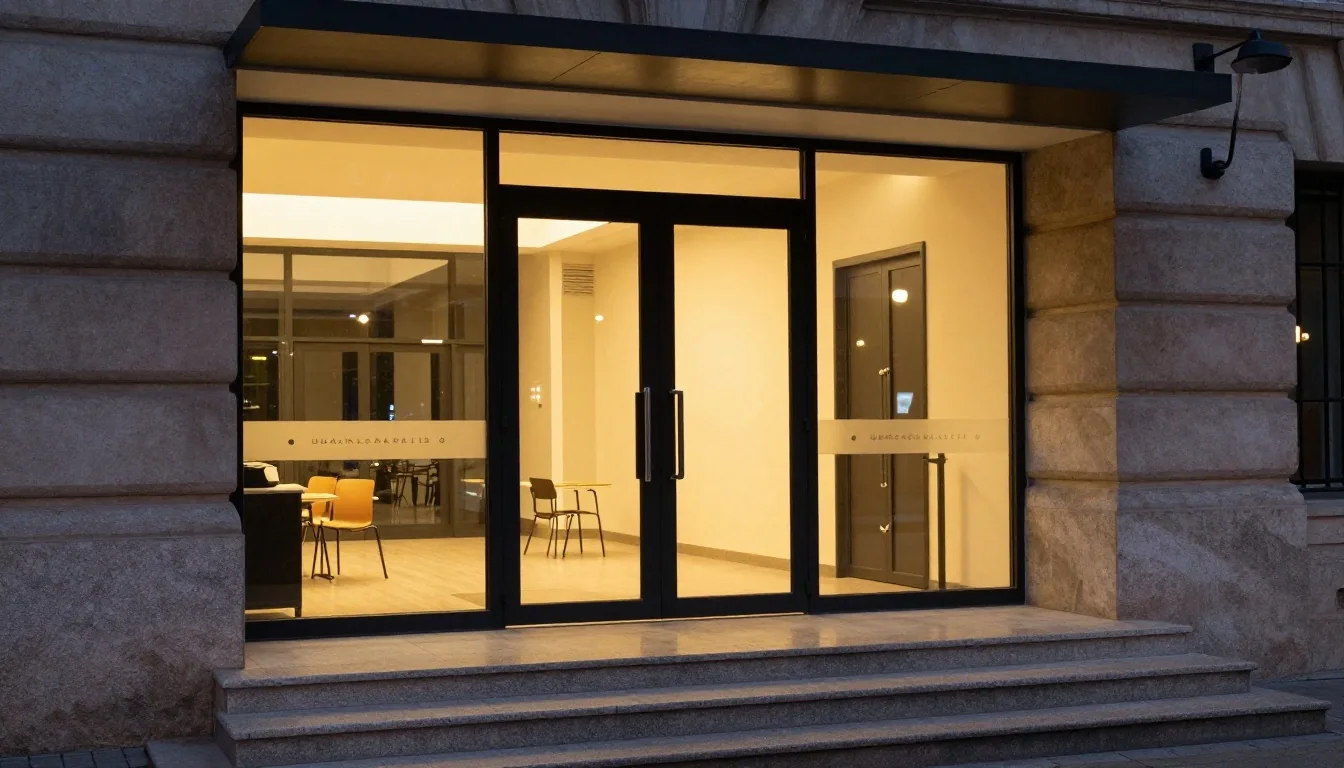 Kulaklıklı genç SOC analisti gece vardiyasında