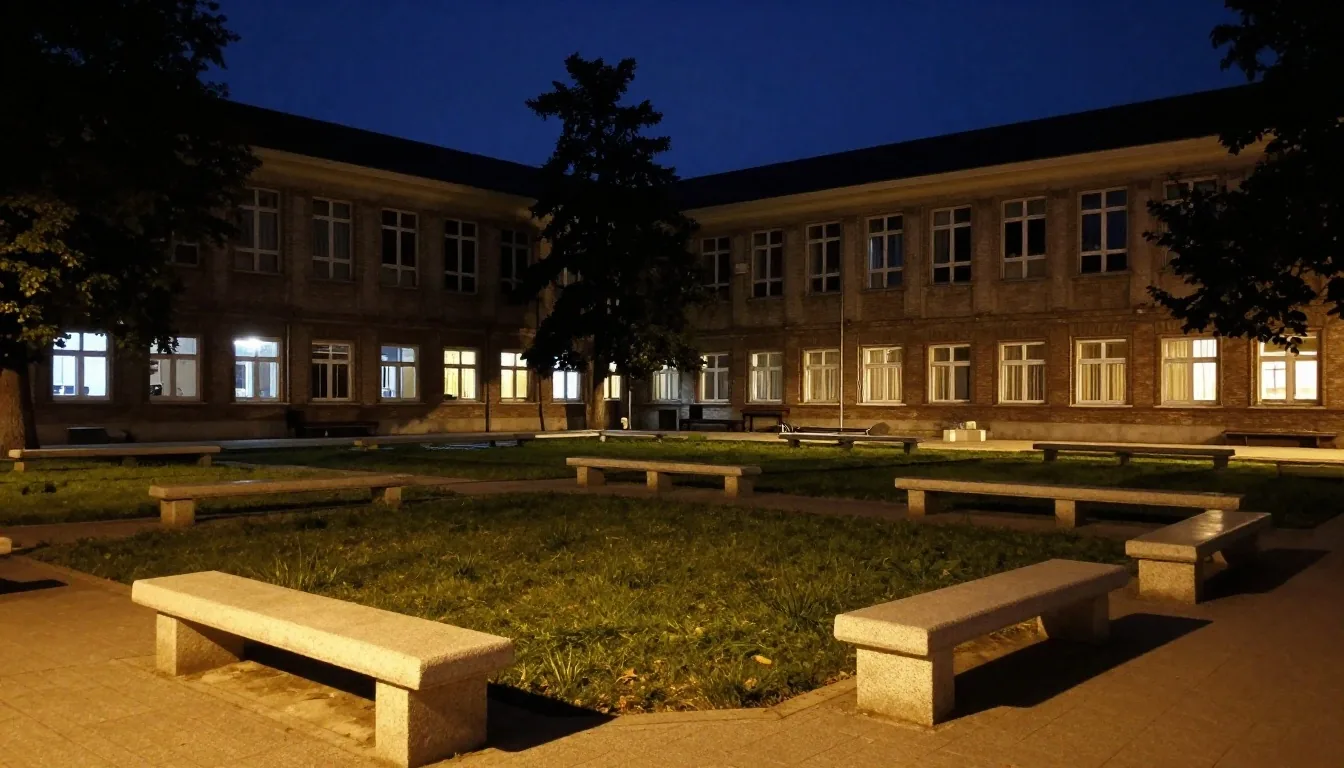 Monitör ışığında çalışan genç SOC analisti